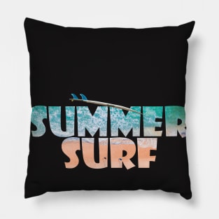 summer surf Pillow