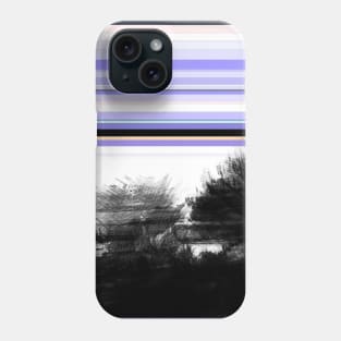 Abstract landscape digital painting Phone Case