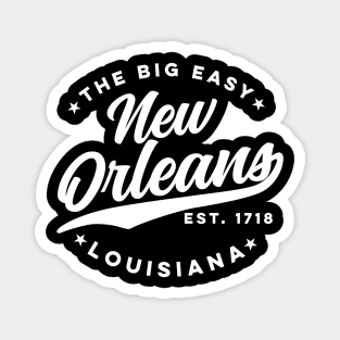 Vintage New Orleans Louisiana The Big Easy USA City Magnet