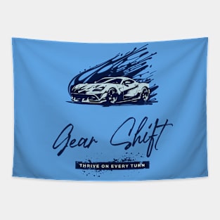 Gear shift Tee Tapestry