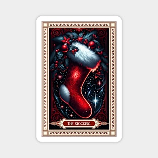 The Christmas Stocking Tarot Card Magnet
