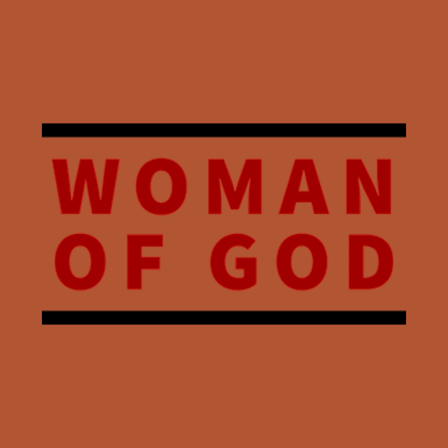 Woman Of God | Christian Typography by All Things Gospel