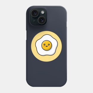 Cute Egg Fried Cartoon Vector Icon Illustration Phone Case