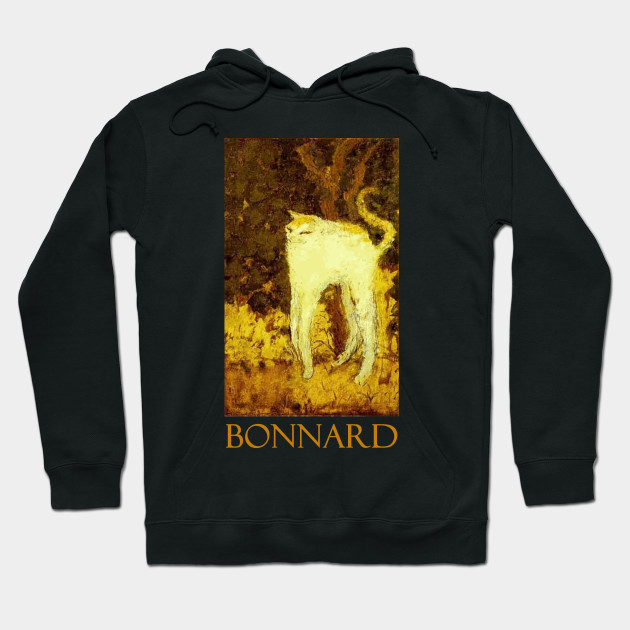 The White Cat 1894 By Pierre Bonnard Cats Hoodie Teepublic