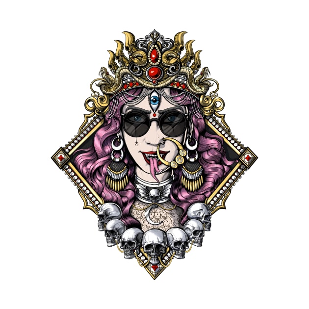 Gothic Kali Goddess by underheaven