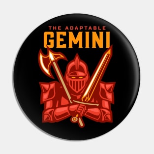 Gemini Zodiac Sign The Adaptable Pin