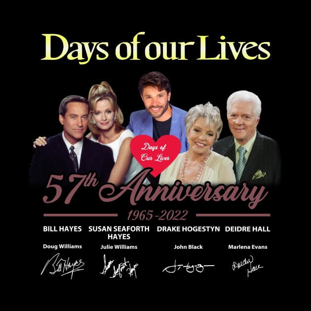 Days Of Our Lives 55Th Anniversary 1965 2020 Signatures by Den Tbd