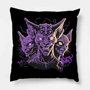 Demon cats Pillow