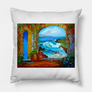 Lanai with a View Pillow