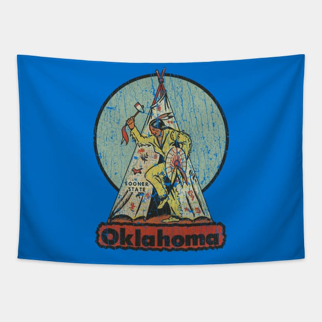 Oklahoma 39 Tribes 1951 Tapestry by JCD666