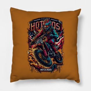 Race Motocross Pillow