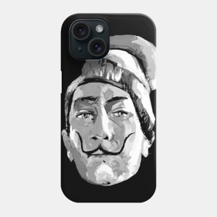 Black and white Salvador Dali art Phone Case