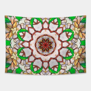 Apple Blossom Stained Glass Tapestry