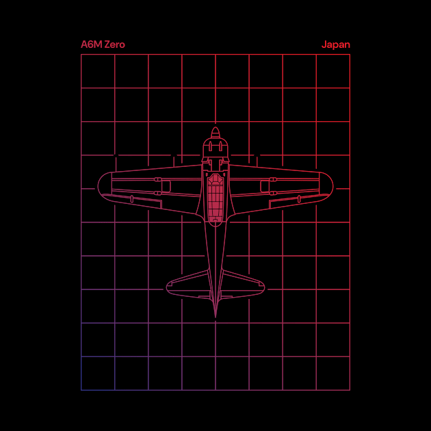 A6M Zero Blueprint by Legacy Machines