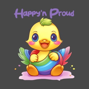 Happy Pride Kawaii Duck T-Shirt