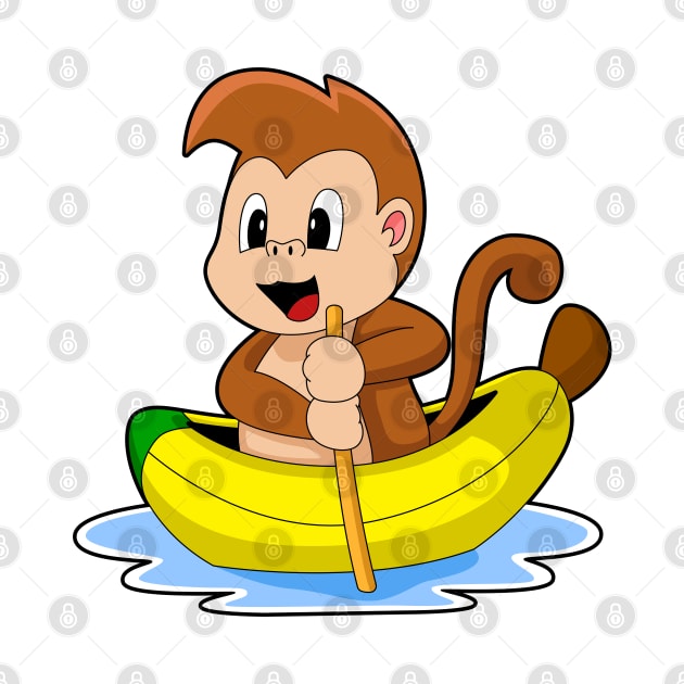 Monkey Banana Boat by Markus Schnabel