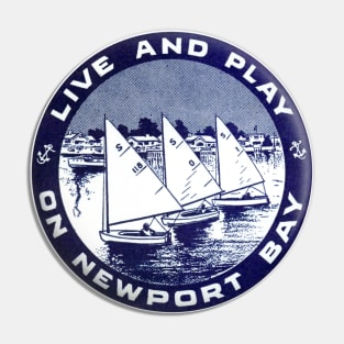 1950s Newport Bay California Pin