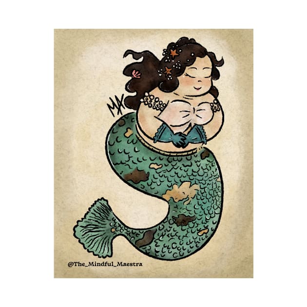 Hokusai Mermaid by The Mindful Maestra