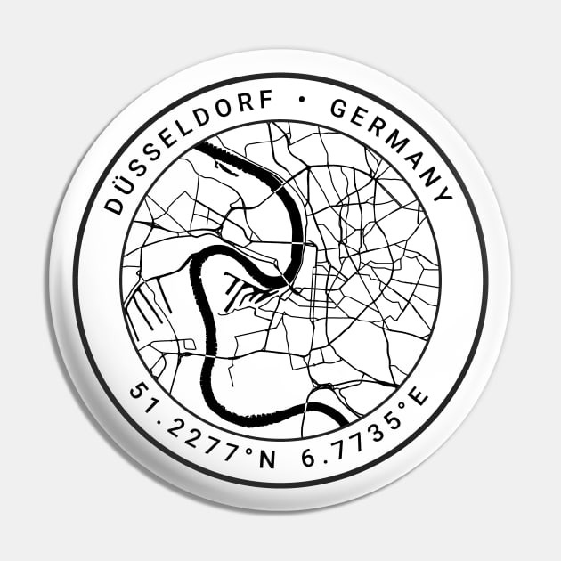 Dusseldorf Map Pin by Ryan-Cox