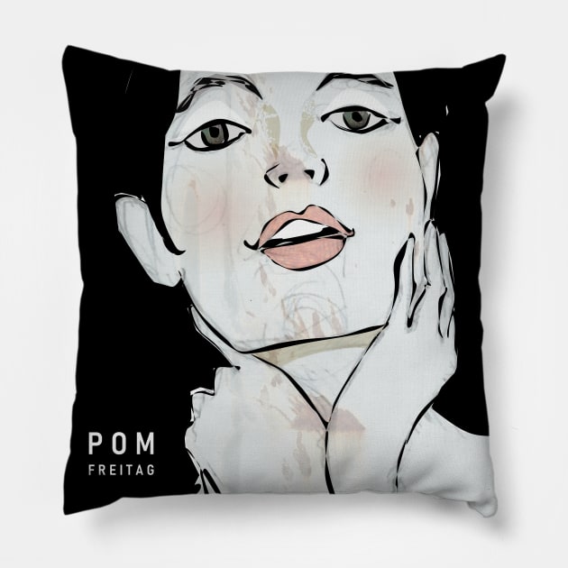 Fashion model : Pillow by Annie Pom Freitag