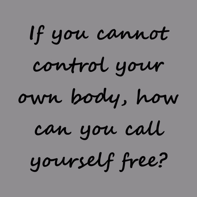 Call yourself free (back, black lettering, script font) by Factuality