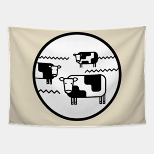 Tour Aotearoa - Miranda Cows Icon Tapestry