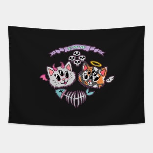 Lucky Kitties Tapestry