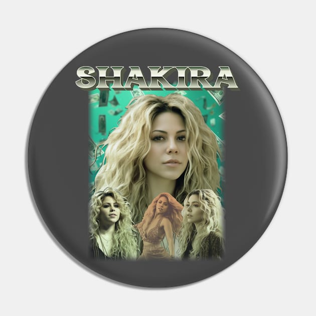 Shakira Shakira Colombia Pin by Tip Top Tee's