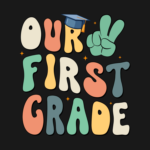 Peace Out First Grade Last Day of School Gift For Boys Girls Kids by truong-artist-C