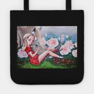 girl with animal 2005 - Mark Ryden Tote