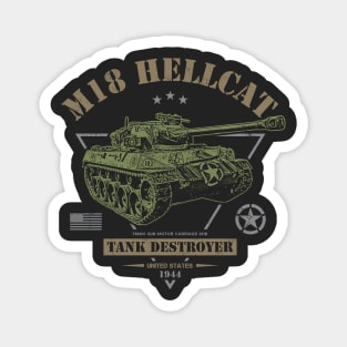 M18 Hellcat WW2 Tank Destroyer Magnet