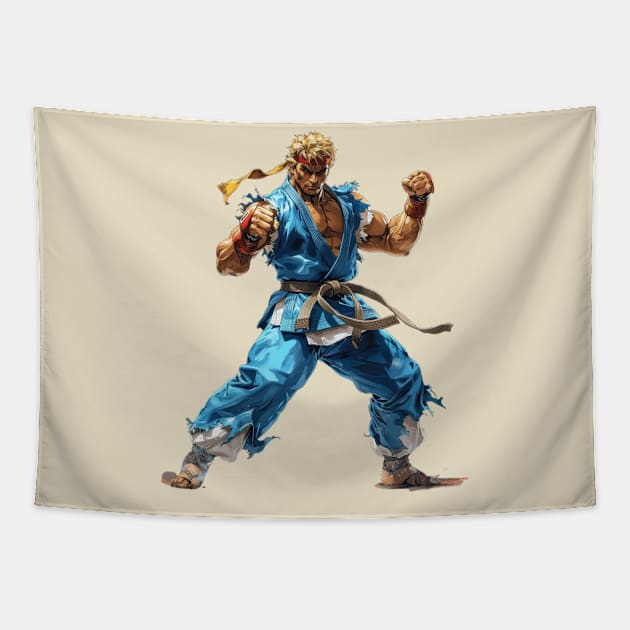 Street Fighter Ken Tapestry by B&C Fashion