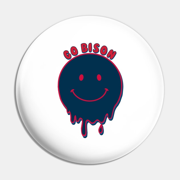 Howard university dripping smiley Pin by Rpadnis