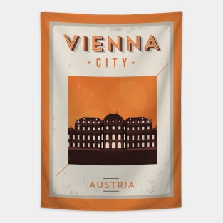 Vienna Poster Design Tapestry