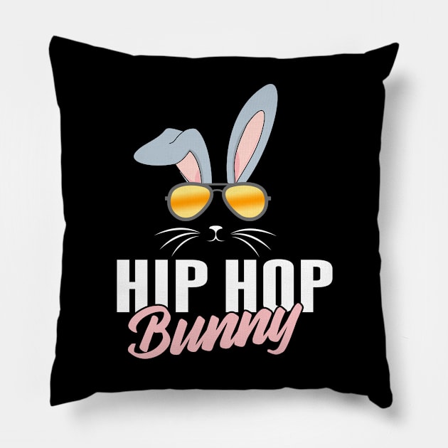 Hip Hop Bunny - lets dance Pillow by MaikaeferDesign