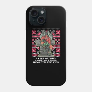 Ugly Christmas Satan Satanic Santa Devil Gothic Occult Goth Phone Case