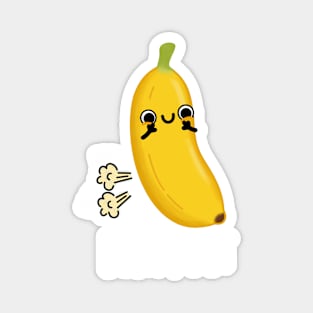 Deja-poot Cute Banana Double Fart Pun Magnet