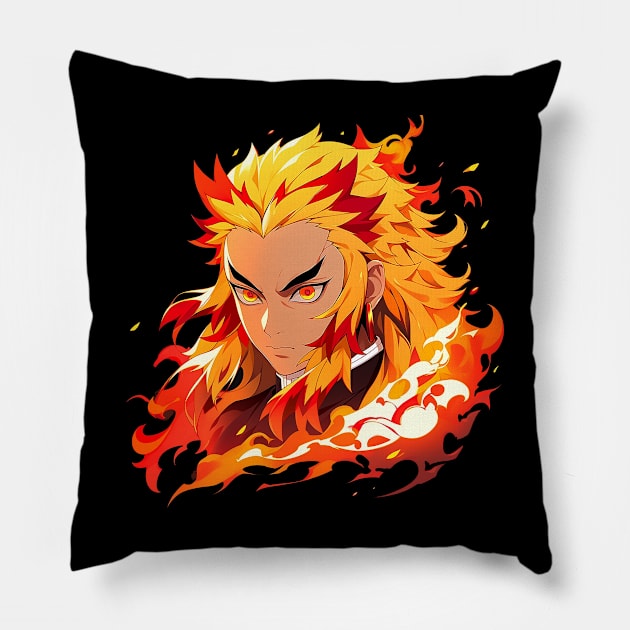 rengoku Pillow by pokermoment