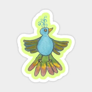 Crazy Bird Magnet