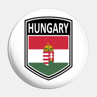 Flag Shield - Hungary Pin