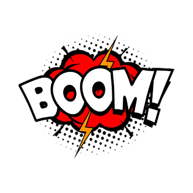 Boom sound effect by Superheroes T Shirt