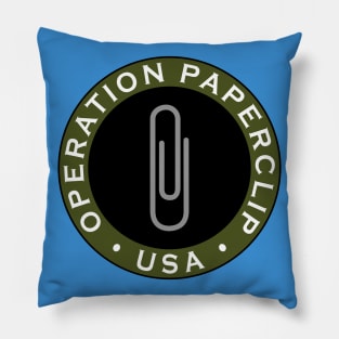 Operation Paperclip Pillow