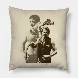 tom selleck swiming Vintage Pillow