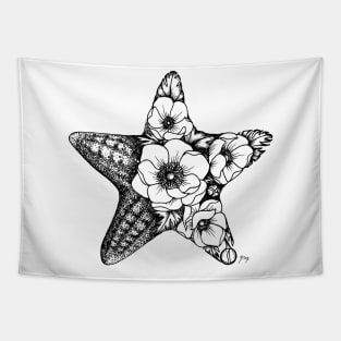 Floral Starfish Tapestry