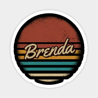 Brenda Vintage Text Magnet