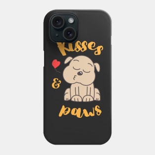 Kisses and Paws Phone Case