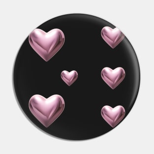 pink chrome heart sticker pack Pin