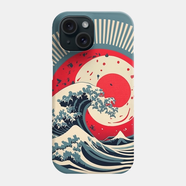 Hokusai Phone Case by Bertoni_Lee