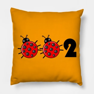 002 - pickleball ladybird edition Pillow