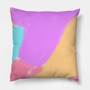 Colorful watercolor painting art design Pillow